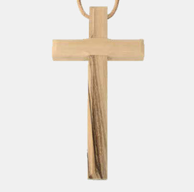 Olivenholzkreuz mit Band religiöse geschenke